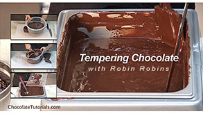 Online tempering chocolate class